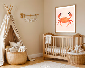Red Crab Plakat