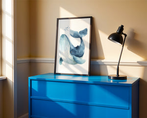 Diving Whale Plakat