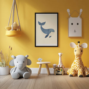 Little Blue Whale Plakat