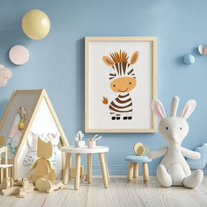 Smiling Zebra Plakat