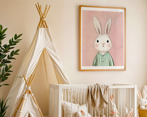 Bunny In Pyjamas Plakat