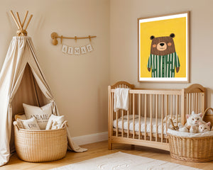 Bear In Pyjamas Plakat