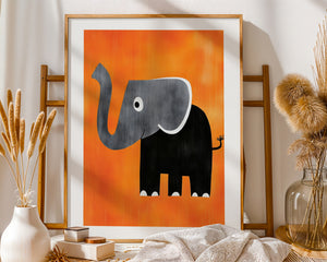 Grey Elephant Plakat