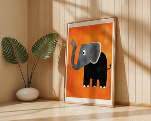 Grey Elephant Plakat