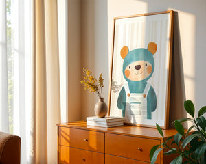 Bear In Hoodie Plakat