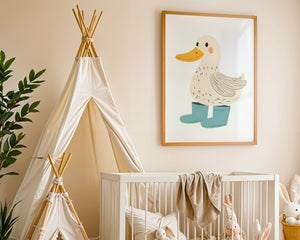 Duck In Boots Plakat