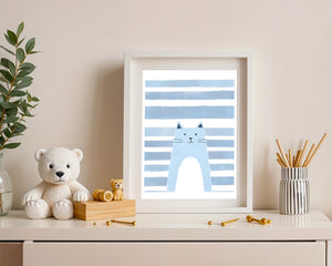 Blue Cat Plakat