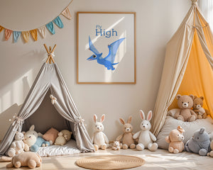 Fly High Pterodactyl Plakat