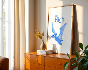 Fly High Pterodactyl Plakat