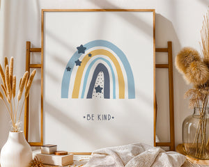 Be Kind Rainbow Plakat