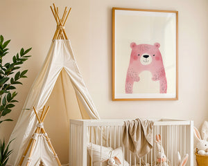 Pink Bear Plakat