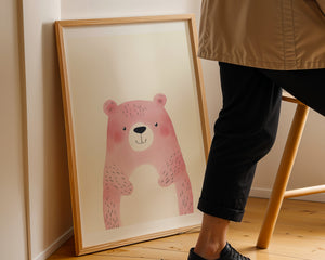 Pink Bear Plakat