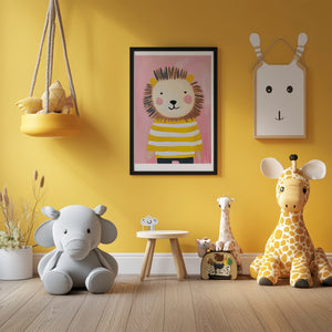 Lion In Sweater Plakat