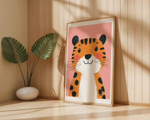 Cheetah Portrait Plakat