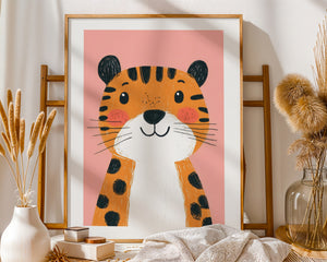 Cheetah Portrait Plakat