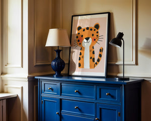 Smiling Leopard Plakat