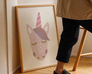 Unicorn Sleepy Dream Plakat
