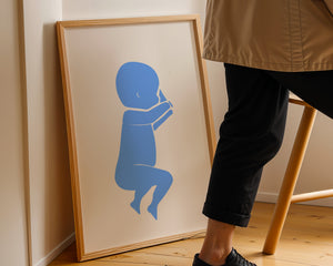Dreaming Blue Baby Plakat