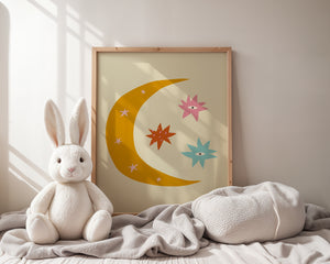Celestial Moon Plakat