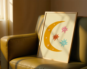 Celestial Moon Plakat