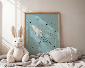 Rocket Among Stars Plakat