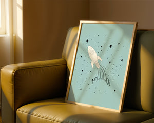 Rocket Among Stars Plakat
