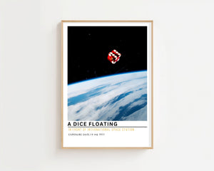 A Dice Floating Plakat - 21 x 29.7 cm (A4) - Nellastore