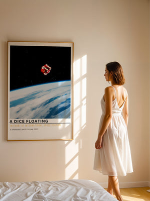 A Dice Floating Plakat - 21 x 29.7 cm (A4) - Nellastore