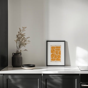 Abrikos Print Plakat - 21 x 29.7 cm - Nellastore