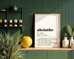 Absinthe Plakat - 21 x 29.7 cm (A4) - Nellastore