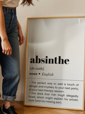Absinthe Plakat - 21 x 29.7 cm (A4) - Nellastore