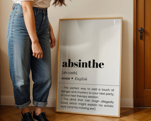 Absinthe Plakat - 21 x 29.7 cm (A4) - Nellastore
