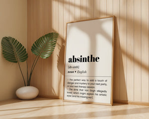 Absinthe Plakat - 21 x 29.7 cm (A4) - Nellastore