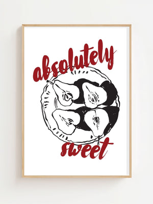 Absolutely Sweet Plakat - 21 x 29.7 cm - Nellastore