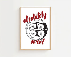 Absolutely Sweet Plakat - 21 x 29.7 cm - Nellastore