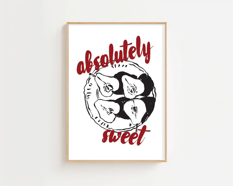 Absolutely Sweet Plakat - 21 x 29.7 cm - Nellastore