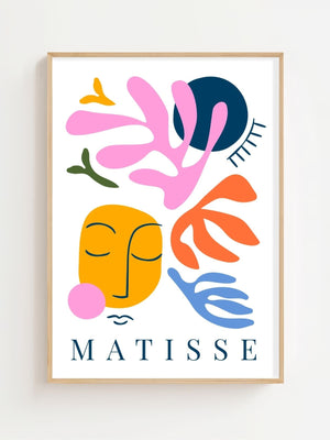 Abstract Gaze Matisse Plakat - 21 x 29.7 cm - Nellastore