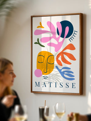 Abstract Gaze Matisse Plakat - 21 x 29.7 cm - Nellastore