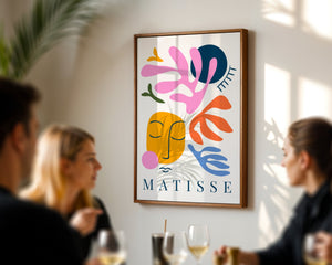 Abstract Gaze Matisse Plakat - 21 x 29.7 cm - Nellastore