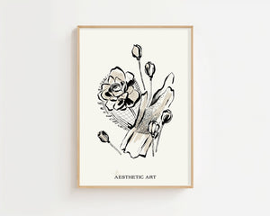 Aesthetic Bloom Plakat - 21 x 29.7 cm - Nellastore