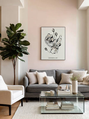 Aesthetic Bloom Plakat - 21 x 29.7 cm - Nellastore