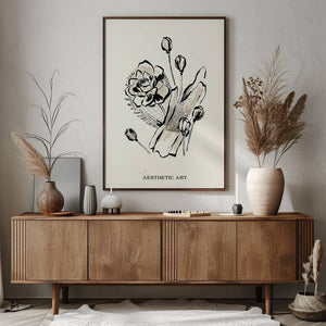 Aesthetic Bloom Plakat - 21 x 29.7 cm - Nellastore