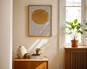 Amber Flow Plakat - 21 x 29.7 cm - Nellastore