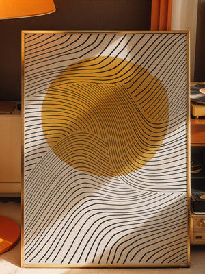 Amber Flow Plakat - 21 x 29.7 cm - Nellastore
