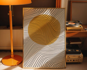 Amber Flow Plakat - 21 x 29.7 cm - Nellastore
