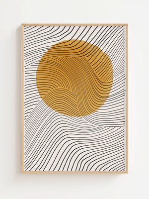 Amber Flow Plakat - 21 x 29.7 cm - Nellastore
