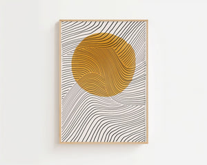 Amber Flow Plakat - 21 x 29.7 cm - Nellastore