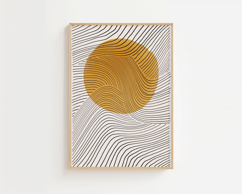 Amber Flow Plakat - 21 x 29.7 cm - Nellastore