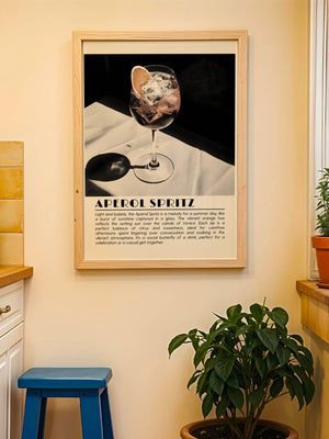 Aperol Spritz Editorial Plakat - 21 x 29.7 cm (A4) - Nellastore