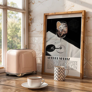 Aperol Spritz Editorial Plakat - 21 x 29.7 cm (A4) - Nellastore